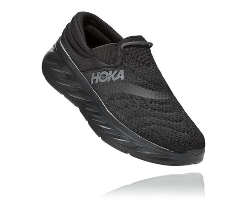 Hoka One One Herre Herre Ora Recovery Slide Recovery Sandalerer Svart/Svart Norge-02KDT